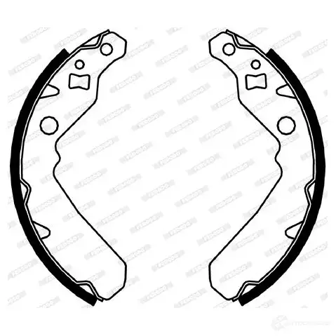 Тормозные колодки FERODO 721277 FSB4041 4044197500598 5 0JAWD - Изображение 1