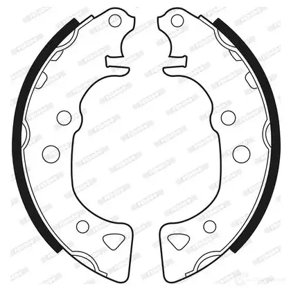 Тормозные колодки FERODO R 3QMI 5016687016109 721107 FSB232 изображение 1