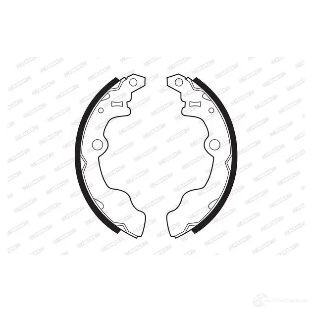 Тормозные колодки FERODO 721122 FSB252 VTOXE4 B 5016687021103 - Изображение 1