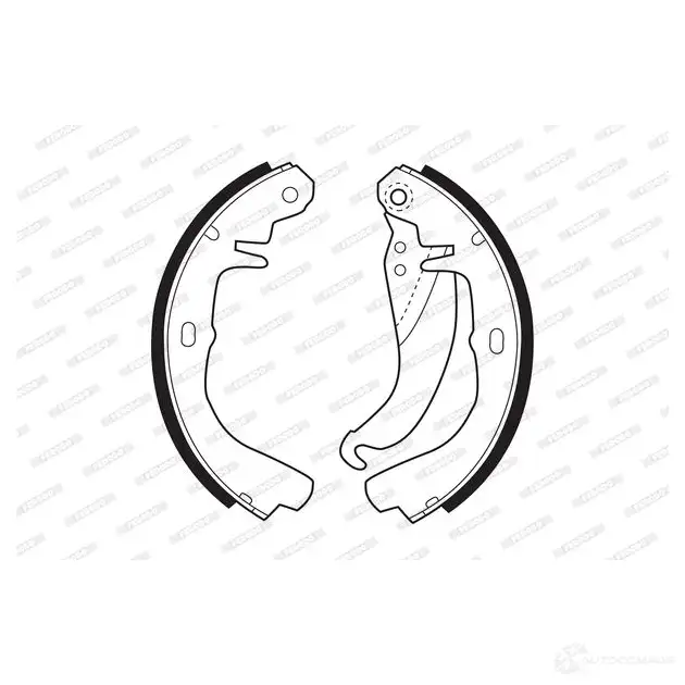 Тормозные колодки FERODO 5WVMD 1Q 5016687012507 721047 FSB158 - Изображение 1
