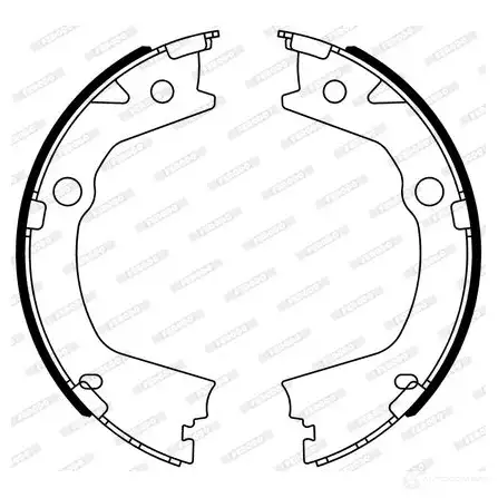 Тормозные колодки FERODO P 4ZXD FSB4318 1437134084 - Изображение 1