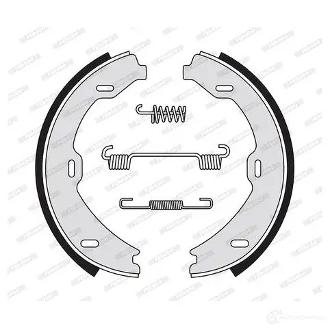 Тормозные колодки FERODO FSB4307 FSB4 307 V8TN2B 1424922441 изображение 0