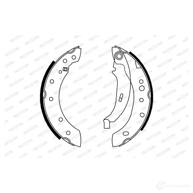 Тормозные колодки FERODO 4044197440054 721245 B U47X FSB4012 - Изображение 1