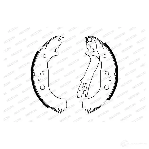 Тормозные колодки FERODO FSB676 PG UZR4 4044197272525 721570 - Изображение 1