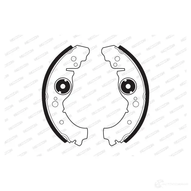 Тормозные колодки FERODO 5016687019902 721501 FSB60 LBA9YH E изображение 0