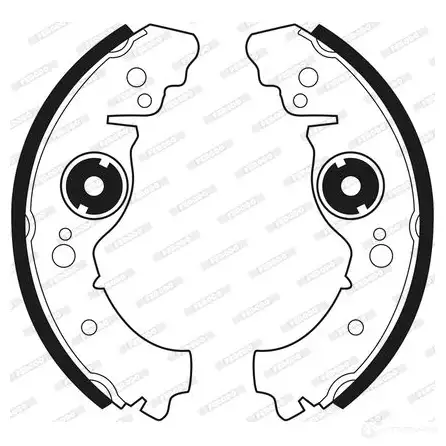 Тормозные колодки FERODO 5016687019902 721501 FSB60 LBA9YH E изображение 1