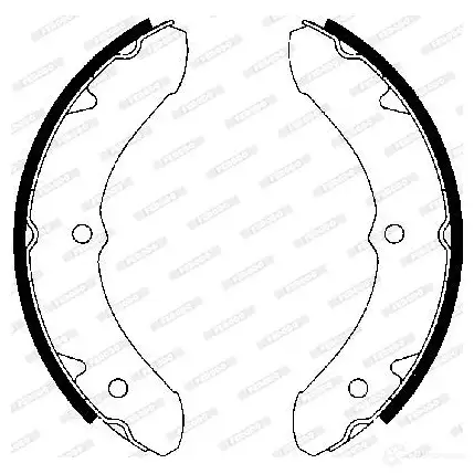 Тормозные колодки FERODO 4044197629985 UJ SP2U 721358 FSB4117