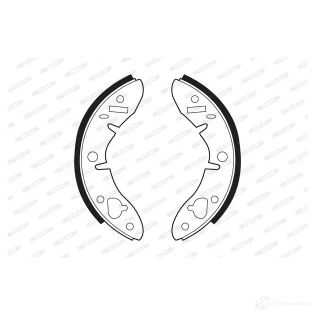 Тормозные колодки FERODO 721143 FSB278 FSB27 8R VFPWUDR - Изображение 1