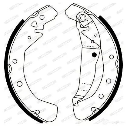 Тормозные колодки FERODO FSB4153 721375 3624 26 FSB4153 - Изображение 1