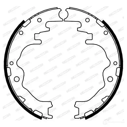 Тормозные колодки FERODO FSB4092 4044197629732 N D3H5 721331