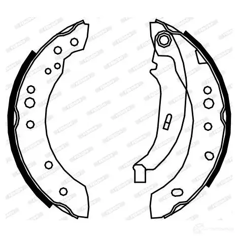 Тормозные колодки FERODO FSB4109 4044197629909 721349 1Y QY7 изображение 0