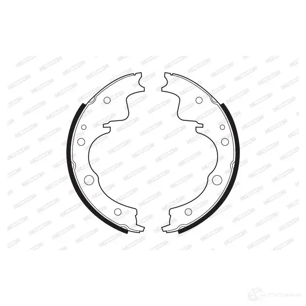 Тормозные колодки FERODO FSB38 4R 721218 FSB384 0AX6BEF - Изображение 1