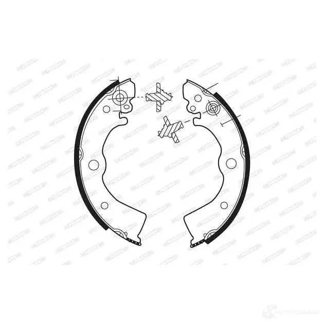 Тормозные колодки FERODO 392 MZ97 5016687032406 FSB412 721361 - Изображение 1