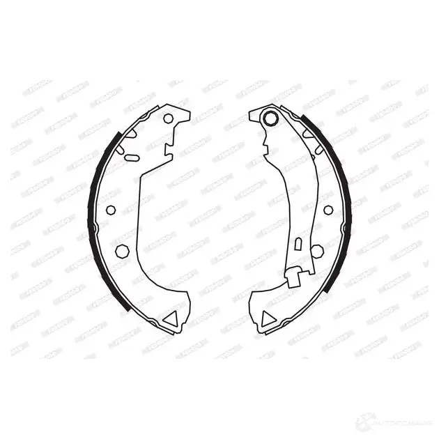 Тормозные колодки FERODO 5016687089301 721506 FSB604 E96X7 KR - Изображение 1