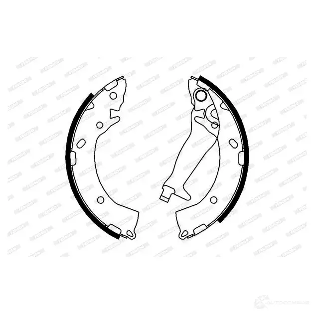 Тормозные колодки FERODO FSB678 721571 A RDBR 4044197272549 - Изображение 1