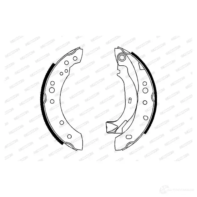 Тормозные колодки FERODO 721529 5016687089202 4EVI 2 FSB626 - Изображение 1