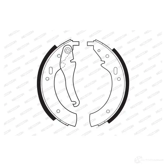 Тормозные колодки FERODO 7MOZ9F FSB 97R 721607 FSB97 - Изображение 1