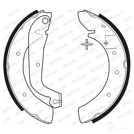 Тормозные колодки FERODO 5016687095609 721137 3CSKP B FSB270 изображение 1