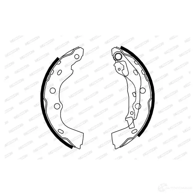 Тормозные колодки FERODO SNW EY 721241 FSB4009 4044197416158 - Изображение 1