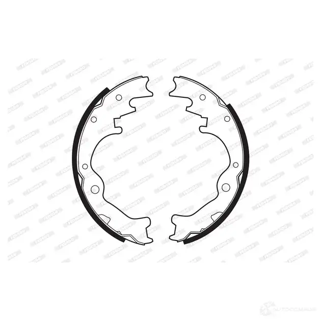 Тормозные колодки FERODO 721192 FSB343 5016687030204 O67 2D42 - Изображение 1