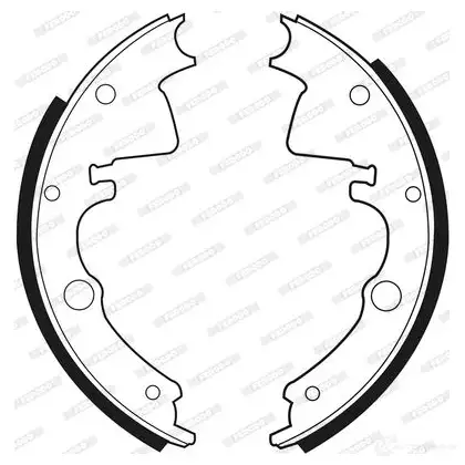 Тормозные колодки FERODO FSB378 721215 DZEUXW FSB3 78R изображение 1