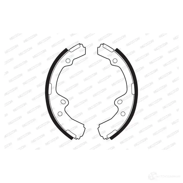 Тормозные колодки FERODO RP MSTBA FSB254 5016687030600 721123 - Изображение 1