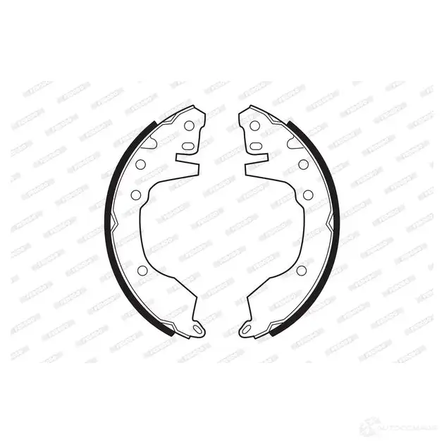 Тормозные колодки FERODO ANQF 9GL 5016687026801 721149 FSB290 - Изображение 1