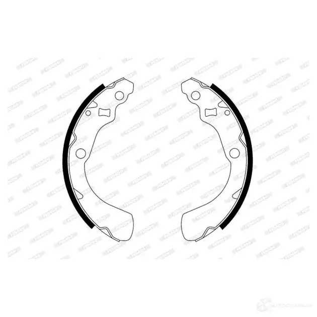 Тормозные колодки FERODO FSB572 721473 5016687071702 2 JJP2TL
