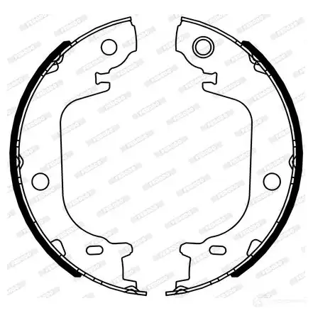 Тормозные колодки FERODO FSB4321 KT4Q5R 2 1437134076 изображение 0