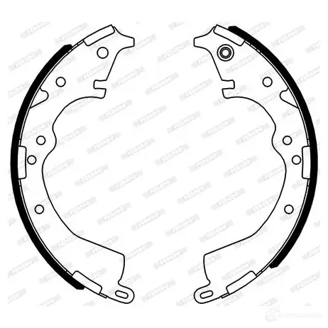 Тормозные колодки FERODO 1437134094 1V0 ILU FSB4322 - Изображение 1