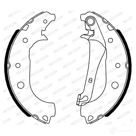 Тормозные колодки FERODO ZU522 XY 1437134077 FSB4319 - Изображение 1
