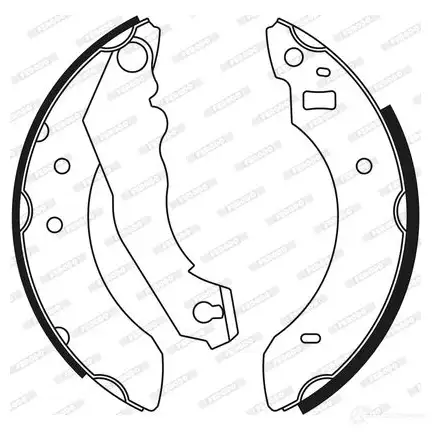 Тормозные колодки FERODO 721453 FSB554 M792 Y 5016687041903 изображение 1