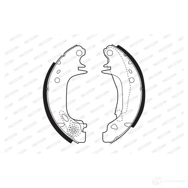 Тормозные колодки FERODO FSB338 M8 CTIX 5016687033809 721187 - Изображение 1