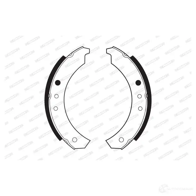 Тормозные колодки FERODO 5016687000702 721196 2OH BDNS FSB349 - Изображение 1