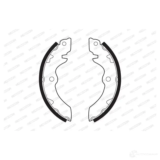 Тормозные колодки FERODO 5016687024500 Q7QGU L FSB230 721105 - Изображение 1