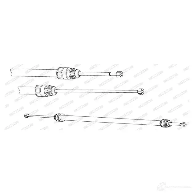 Трос ручника FERODO FHB432928 717608 D 84DA 4044197833610
