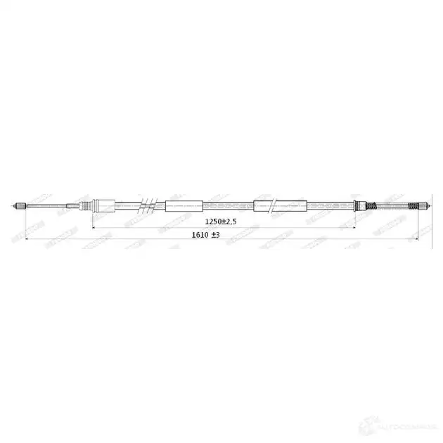 Трос ручника FERODO JRS CG 4044197833306 FHB432886 717577