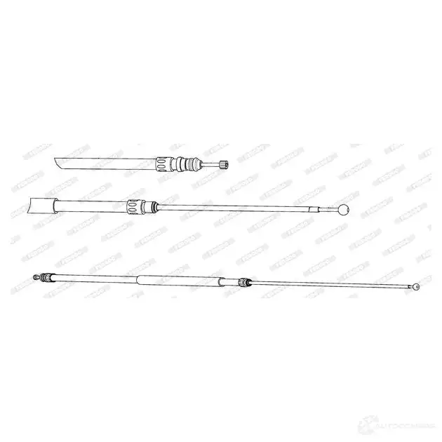 Трос ручника FERODO FHB434547 4044197971299 717809 K4L986 E - Изображение 1