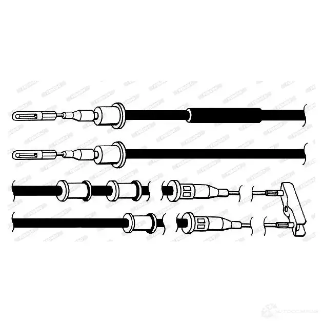 Трос ручника FERODO FHB432115 Y0C 6L0 717440 4044197831951 - Изображение 1