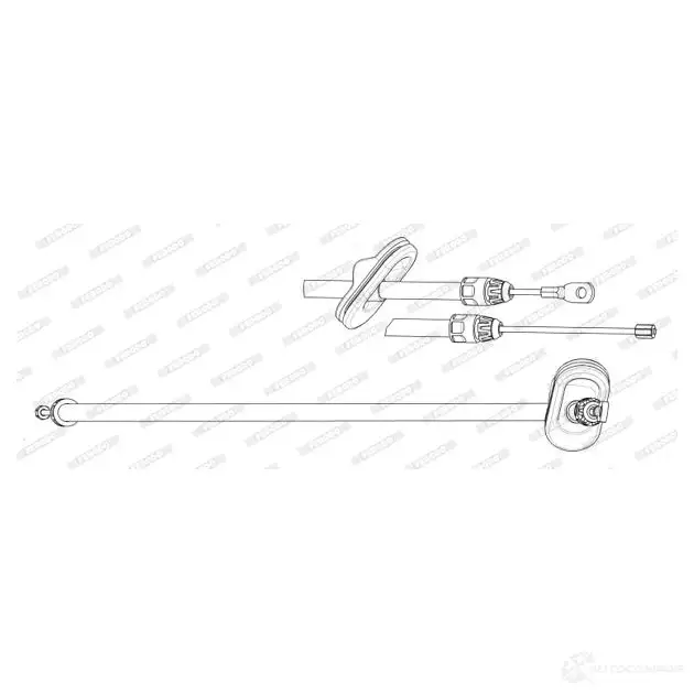 Трос ручника FERODO FHB433085 H 29S7 717680 4044197834334