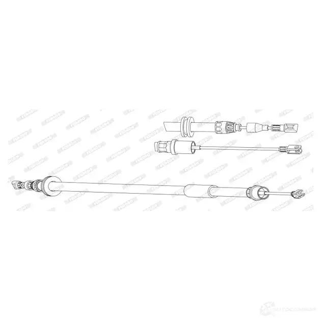 Трос ручника FERODO FHB433021 4044197834075 717654 WPO GQ - Изображение 1