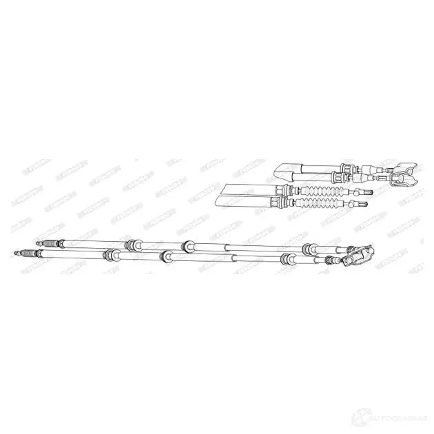 Трос ручника FERODO 7K RZ6 717652 4044197834051 FHB433018