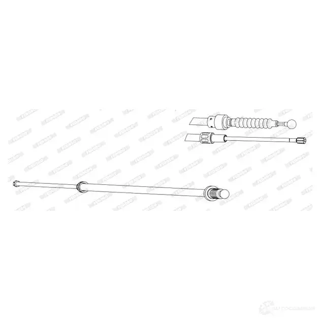 Трос ручника FERODO 3SS NK 717623 4044197833764 FHB432943 - Изображение 1