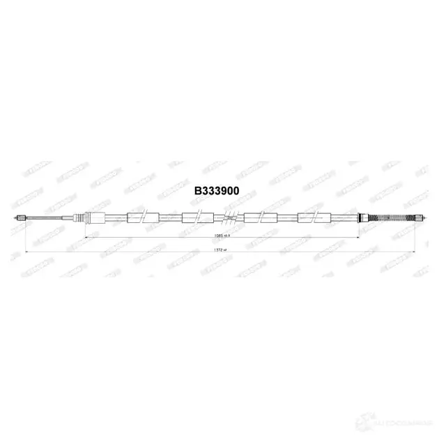 Трос ручника FERODO 6A5 NK 717332 FHB431128 4044197830879 - Изображение 1