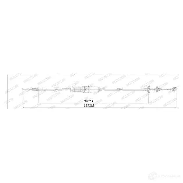 Трос сцепления FERODO FRX KD9M FCC422775 714047 4044197829910 изображение 0