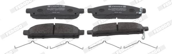 Тормозные колодки дисковые, комплект FERODO NVI2 J FDB5226 1439895364 - Изображение 1