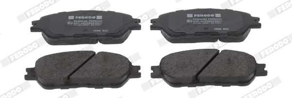 Тормозные колодки дисковые, комплект FERODO G Q9AUO2 FDB5232 1439895367 - Изображение 1