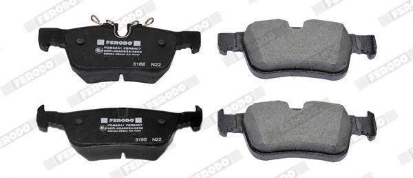 Тормозные колодки дисковые, комплект FERODO FDB5241 1439895376 V6S XY5 изображение 2