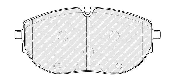 Тормозные колодки дисковые, комплект FERODO FDB5338 B HSW0Y9 1439895411 изображение 0