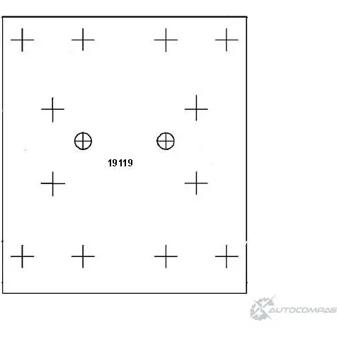 Накладки, башмаки тормозных колодок FERODO 191 16 K19116.9-F3656 722250 19119